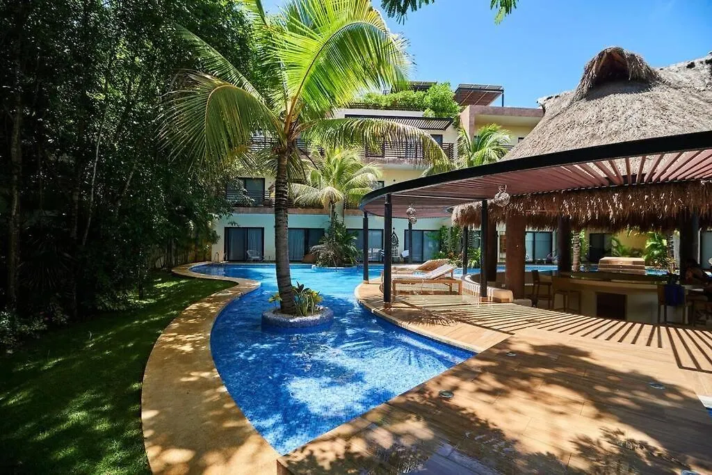 Apartament Zen Oasis Swim Up Condo Pool W Tiki Hut Bar + Gym Tulum
